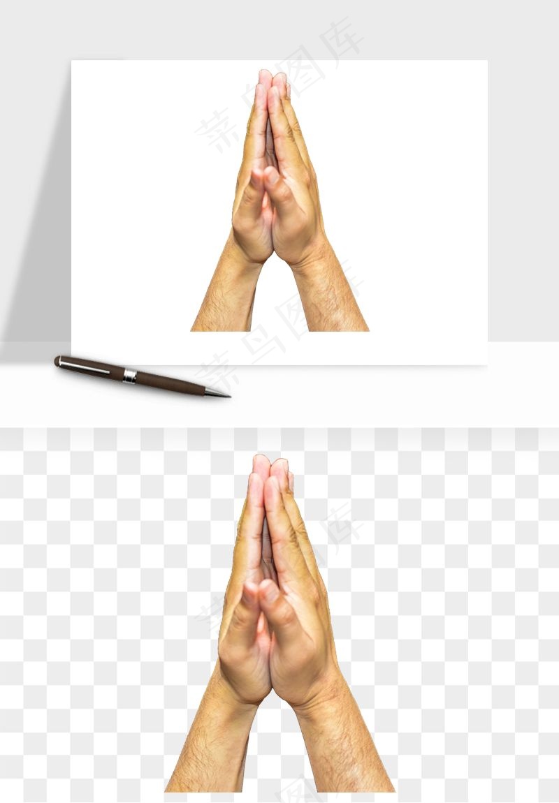手势手部动作手指png免抠