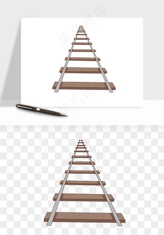 铁路轨道png免抠