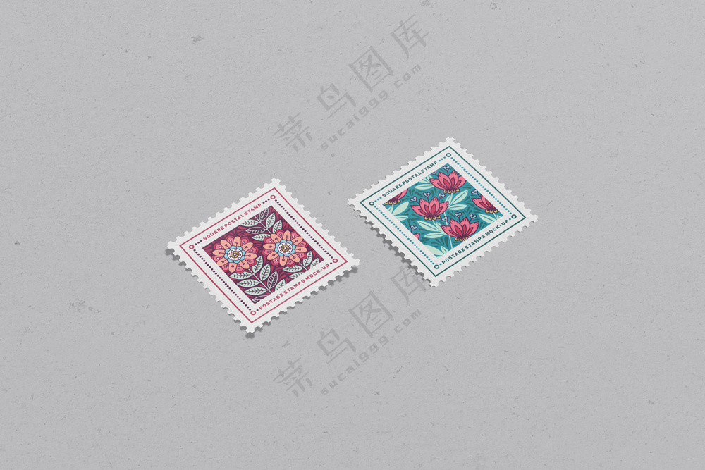 文创贴纸邮票样机-07