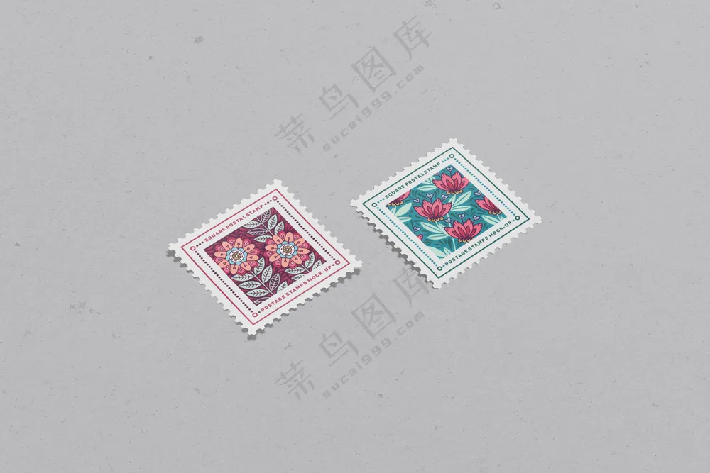 文创贴纸邮票样机-07