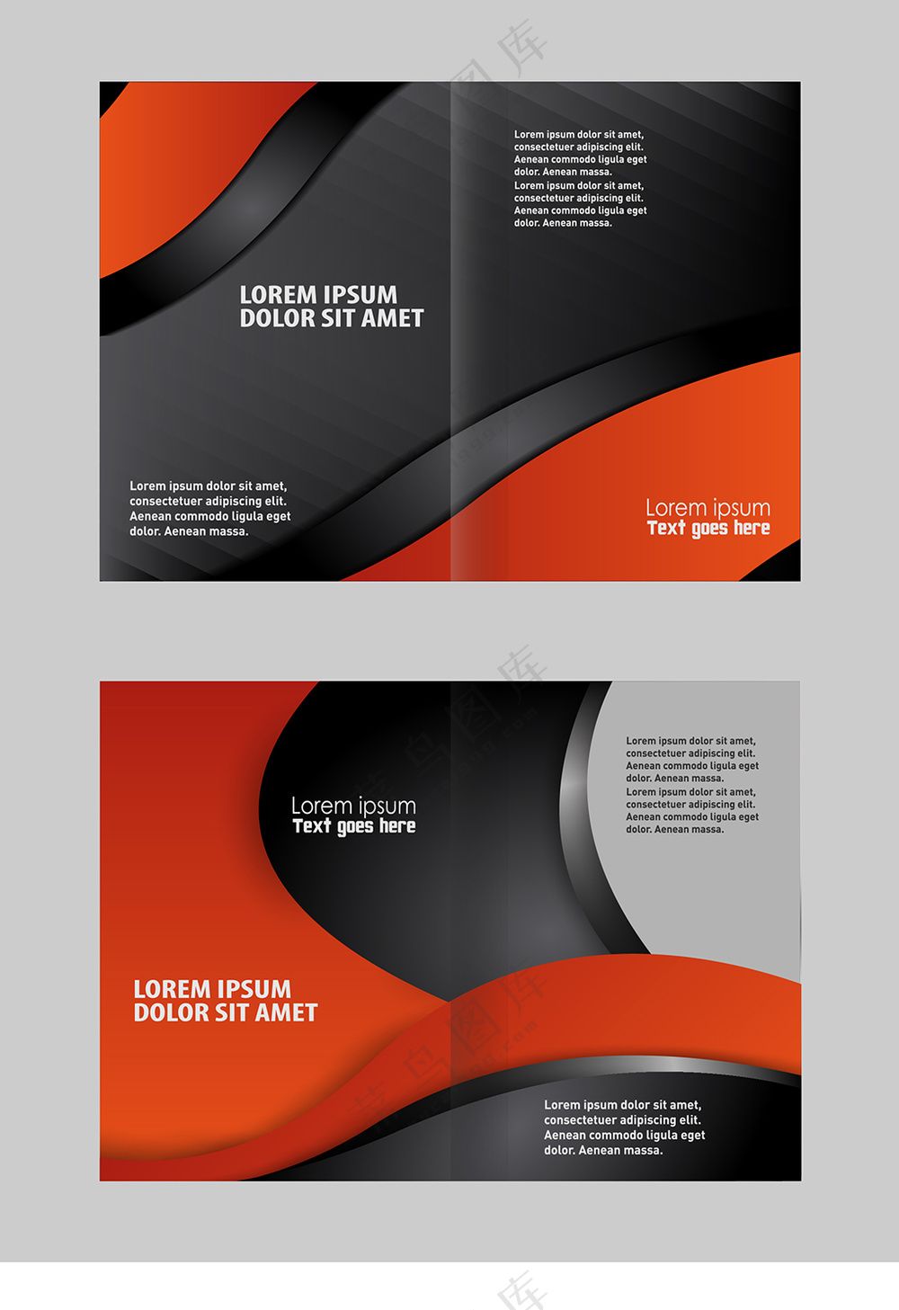 画册封面矢量图