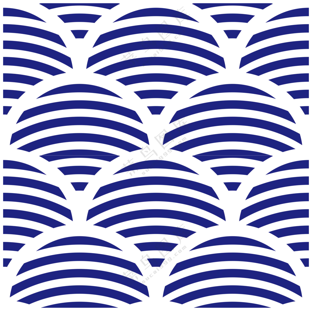 波浪底纹图案 (1)