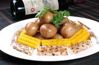 蒸-大丰收玉米芋头卤蛋