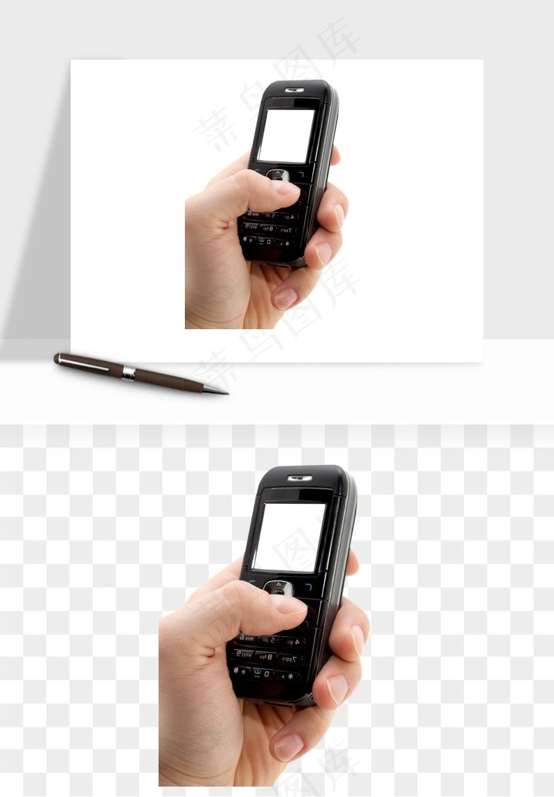 手拿手机素材png免抠