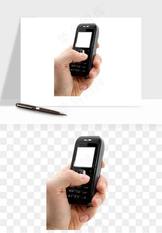 手拿手机素材png免抠