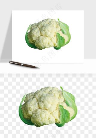 花菜椰菜花蔬菜png免抠