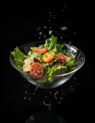 生菜西红柿蔬菜沙拉