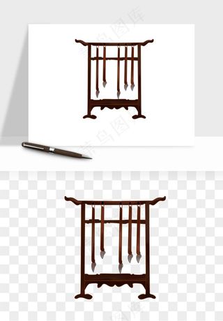 笔墨纸砚文房四宝png免抠