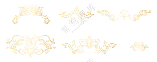 金箔花纹素材2