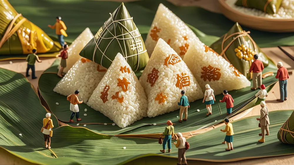 端午节，微观摄影 ，粽子