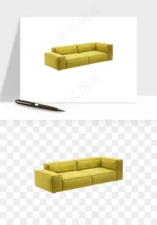 现代沙发家具png免抠