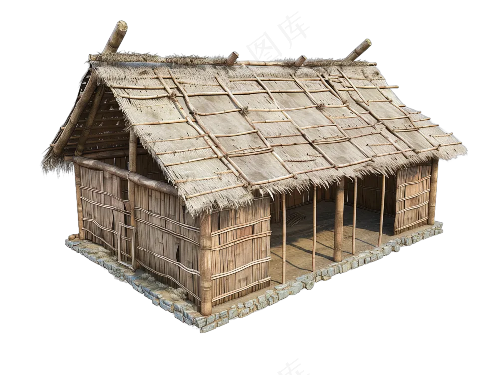 png免抠古代木构临时建筑