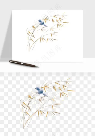 植物芦苇蒲苇香蒲png免抠