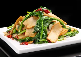 烤蘑菇油菜32元