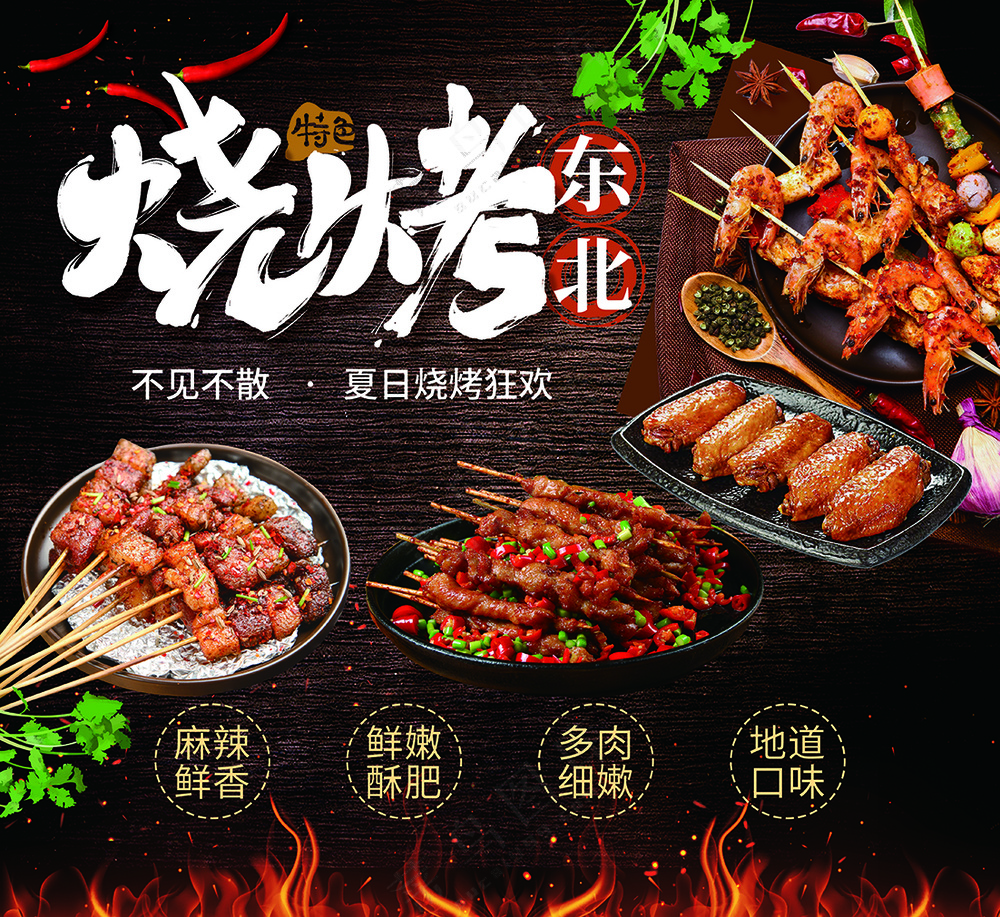 东北烧烤图