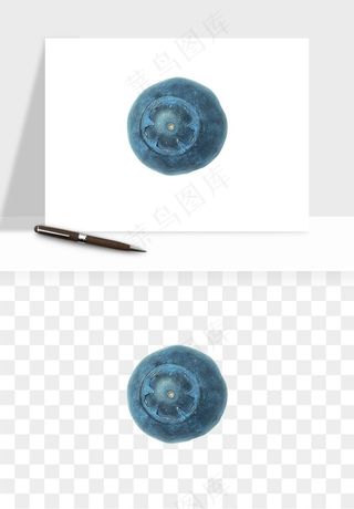 蓝莓水果png免抠