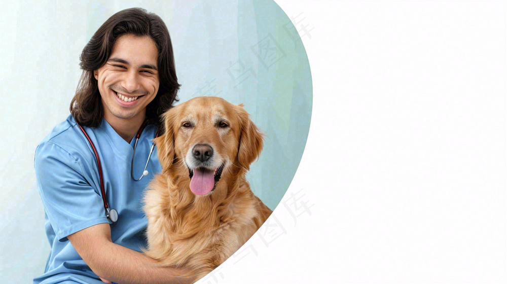 宠物医院猫狗生病救治摄影图