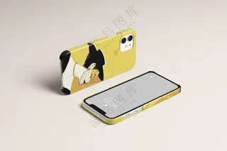 iPhone12手机壳样机文创周边PSD模板-09