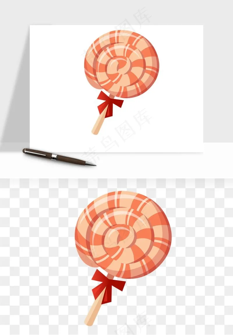 棒棒糖圈圈糖png免抠