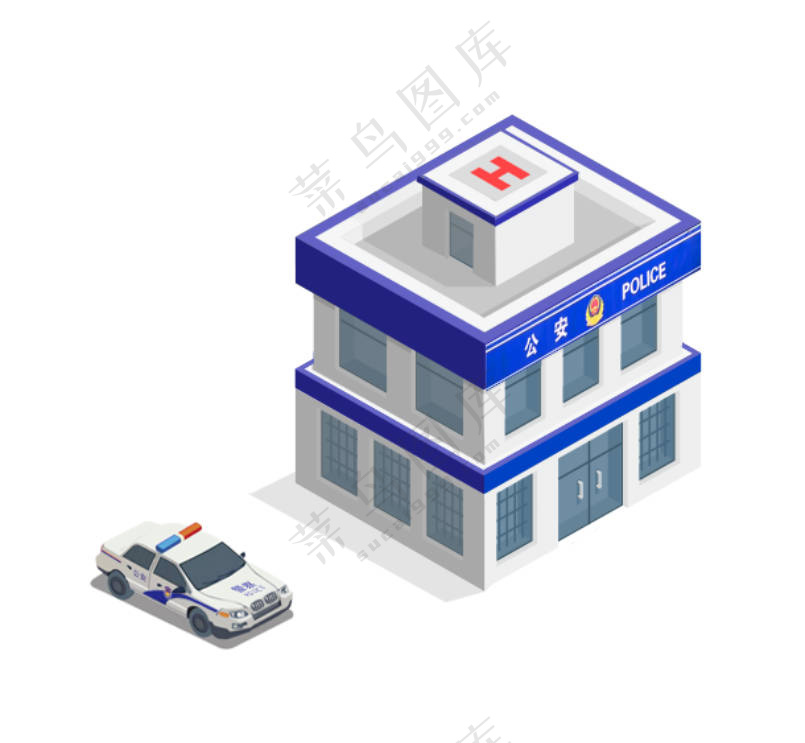 110警察局警车