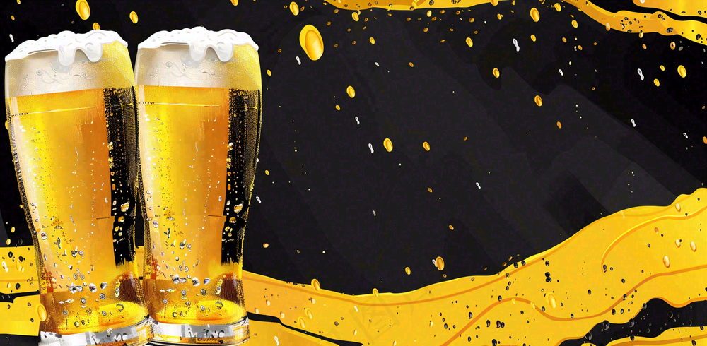 饮品啤酒饮料背景