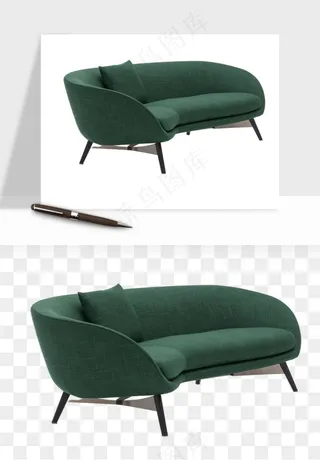 现代沙发家具png免抠