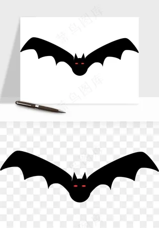 卡通蝙蝠png免抠
