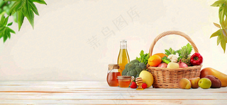 农林蔬果生鲜店水果店蔬菜店背景