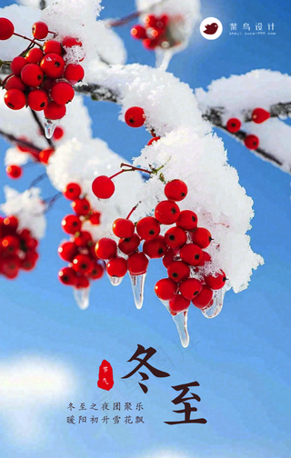 冬至手机海报