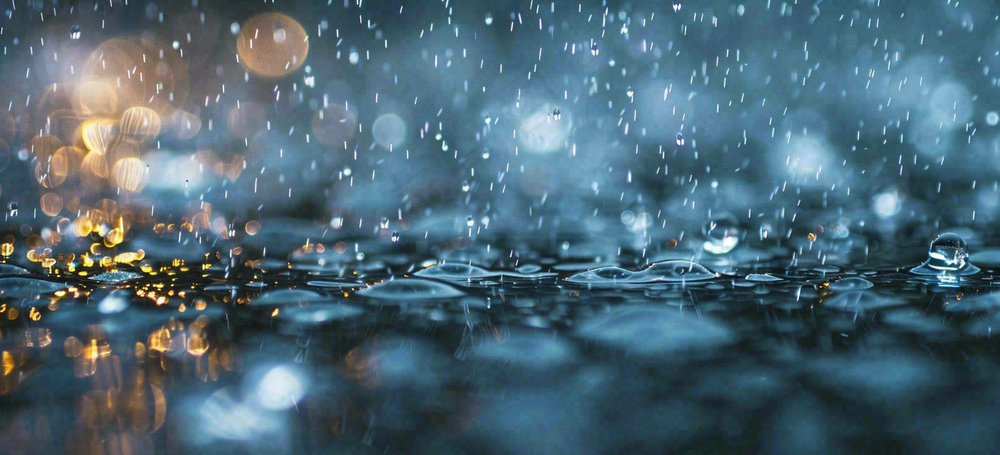 暴雨天气预警摄影图