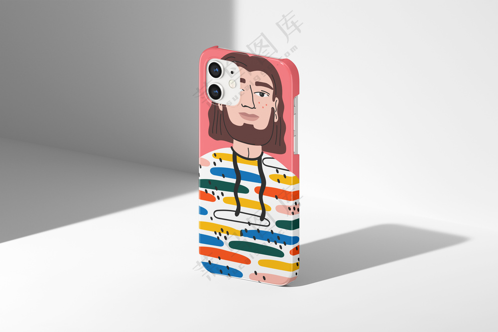  iPhone12手机壳样机文创周边PSD模板-17