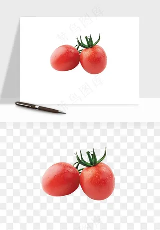 西红柿番茄圣女果png免抠