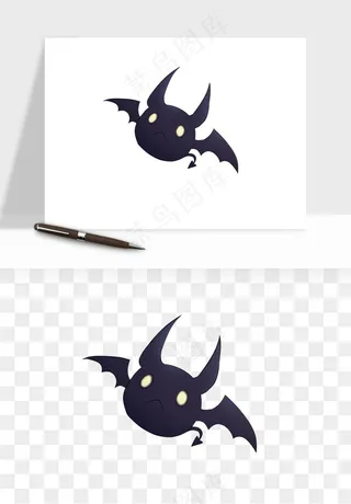 卡通蝙蝠png免抠