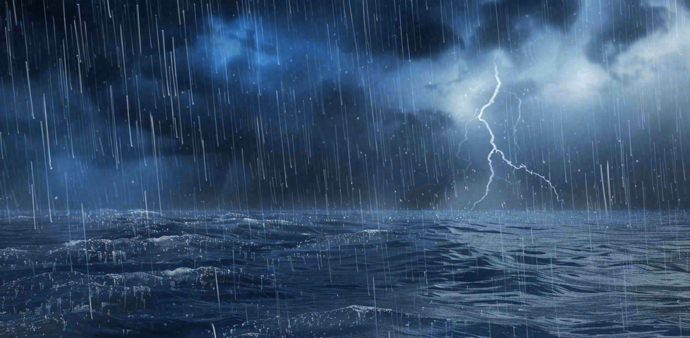 暴雨天气预警摄影图