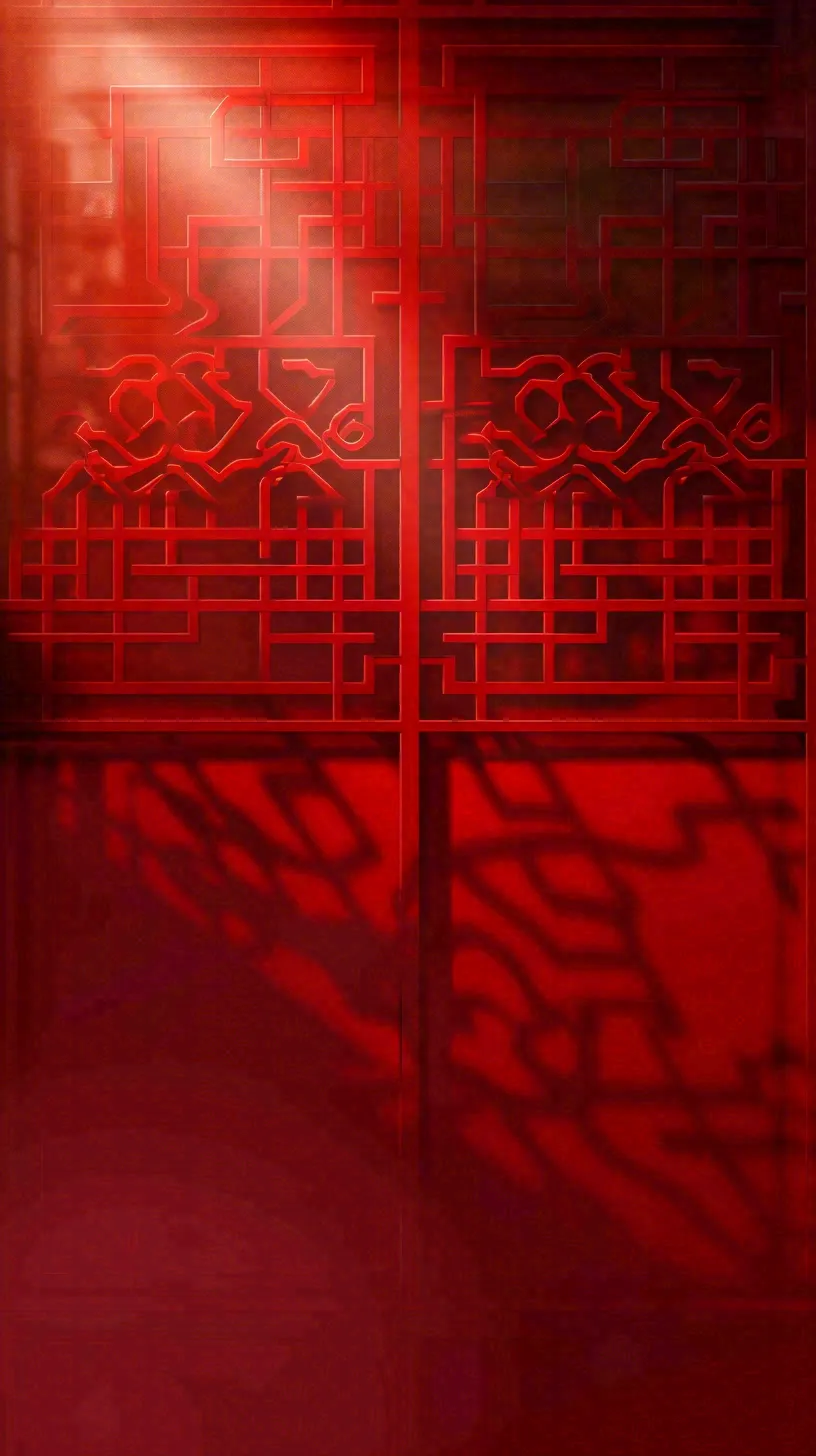 中国红国风纹理节日喜庆国庆小年除夕夜元宵节背景