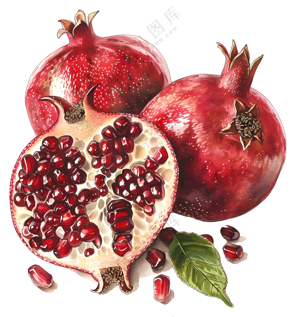 带籽红石榴