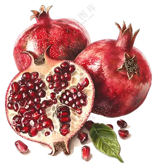 带籽红石榴