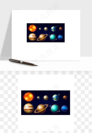 宇宙太空行星矢量png免抠