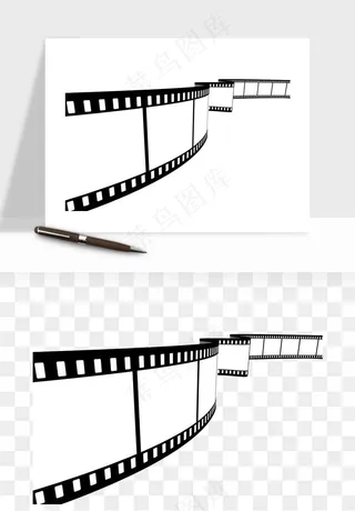 电影黑胶胶片png免抠