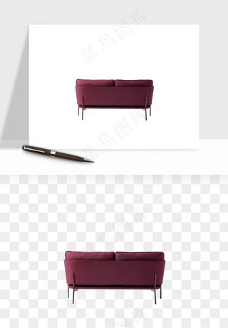 现代沙发家具png免抠