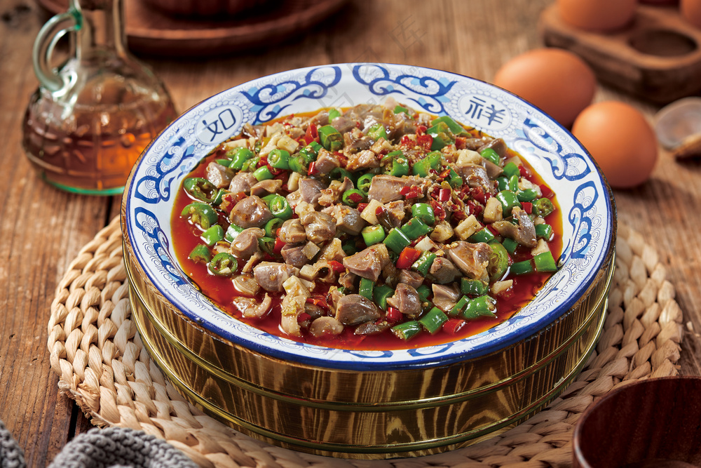 酸辣鸡杂图片