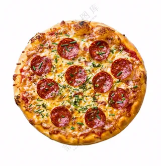 美味的披萨美食摄影图免抠