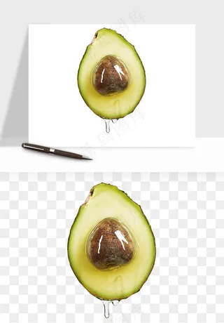 牛油果水果png免抠