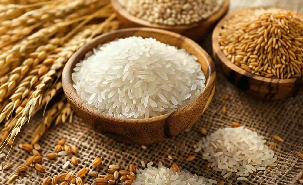 世界粮食日谷物米饭稻谷小麦摄影图