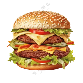 蔬菜芝士汉堡