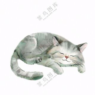 萌宠宠物卡通小猫可爱免抠