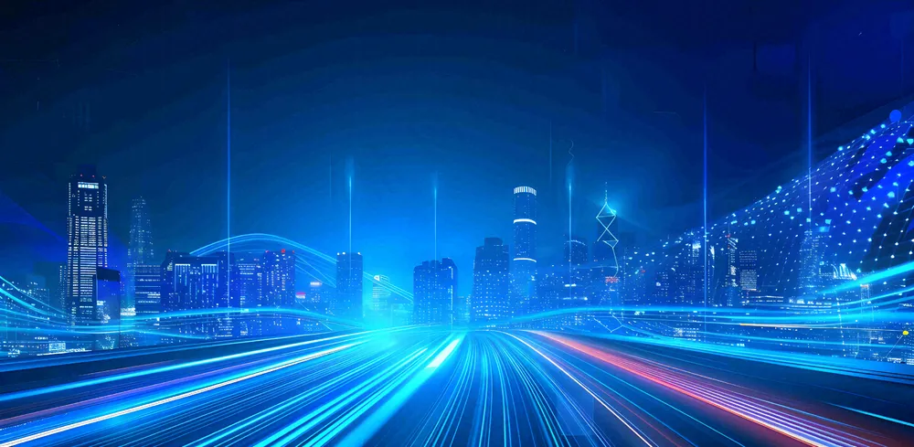 蓝色渐变科技背景