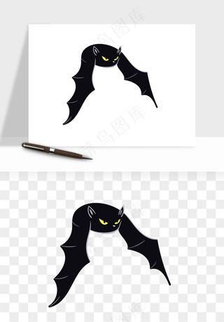 卡通蝙蝠png免抠