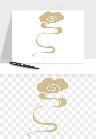 国潮祥云矢量png免抠