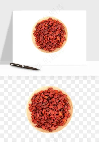 枸杞养生中药png免抠